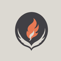 Flame Logo Design EPS format Very Cool 