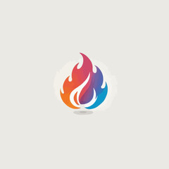 Flame Logo Design EPS format Very Cool 