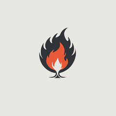 Flame Logo Design EPS format Very Cool 