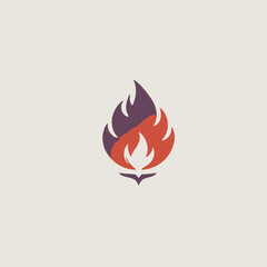 Flame Logo Design EPS format Very Cool 