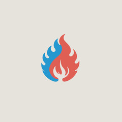Flame Logo Design EPS format Very Cool 