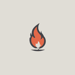 Flame Logo Design EPS format Very Cool 