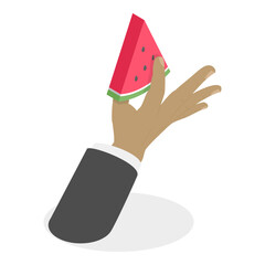 3D Isometric Flat Vector Illustration of Ice Beverage, Fresh Summer Drinks Set. Item 3