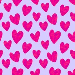 Valentines markers hearts seamless love pattern for wrapping paper and fabrics and linens and kids accessories