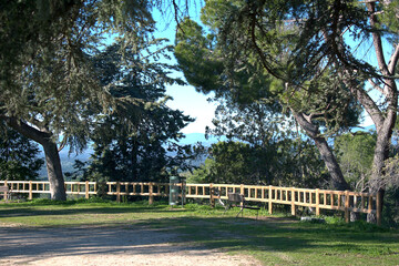 Paisaje con profundidad de campo