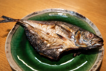 日本のとても美味しいアジの開き