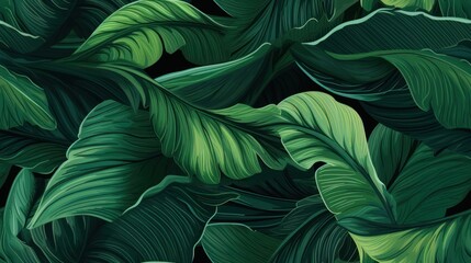  a close up of a green leafy plant with lots of green leaves on the bottom of the image and a black background.