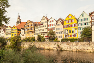 Fototapeta na wymiar Old University Town of Tuebingen in Germany