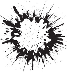 Explo Art Vector Explosion Emblem Kablam o rama Black Comic Icon