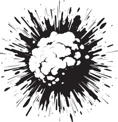 Zap Comics Dynamic Vector Icon Cartoon Kaboom Explosive Black Logo