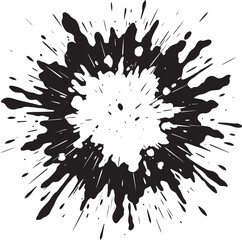 Whizbang Kaboom Dynamic Vector Explosion Explo Blast Black Cartoon Blast