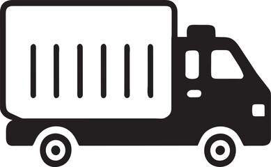 logistics icon, pictogram