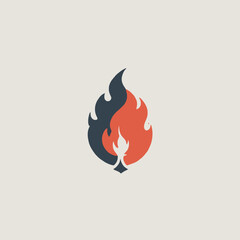 Flame Logo Design EPS format Very Cool 
