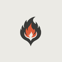 Flame Logo Design EPS format Very Cool 