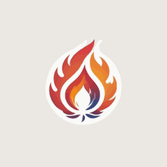 Flame Logo Design EPS format Very Cool 