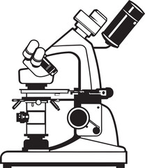 Optical Zoom Icon Black Logo Scientific Insight Vector Emblem Icon