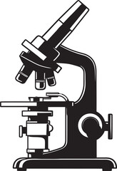 Scientific Insight Vector Emblem Icon MagnifyPro Viewfinder Black Design