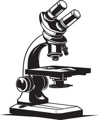 NanoFocus Device Vector Logo Black Scope Icon Iconic Emblem