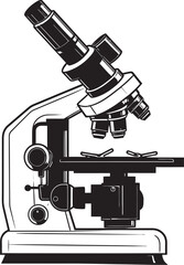 NanoFocus Device Vector Logo Black Scope Icon Iconic Emblem