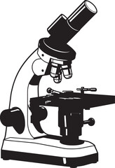 Micro Lens Insight Vector Emblem Black Detail Viewer Iconic Design