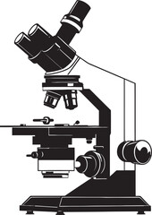 Black Vision Viewer Iconic Emblematic Design Scientific Detail Probe Lens Vector