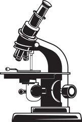 Scientific Detail Probe Vector Icon Lens Insight Device Black Emblematic