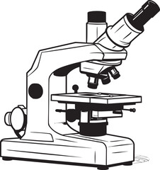 Optical Zoom Icon Black Logo Scientific Insight Vector Emblem Icon