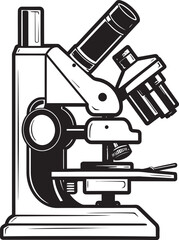 NanoFocus Scope Vector Emblematic Black Vision Viewer Iconic Logo