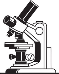 Scientific Detail Probe Vector Icon Lens Insight Device Black Emblematic