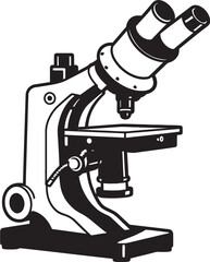 Scientific Insight Vector Emblem Icon MagnifyPro Viewfinder Black Design