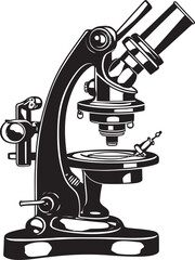 Optical Zoom Icon Black Logo Scientific Insight Vector Emblem Icon