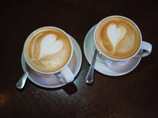 Kawa w dwu filiżankach