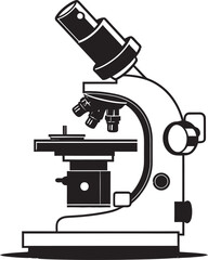 Black Scientific Explorer Iconic Emblem Lens Probe Insight Vector Black