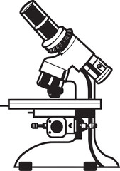 NanoFocus Device Vector Logo Black Scope Icon Iconic Emblem