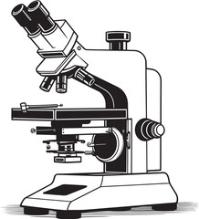 NanoScope Probe Vector Black Design Black NanoFocus View Iconic Emblem