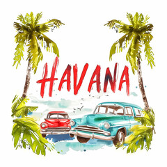 Havana watercolor paint