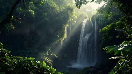  waterfall in the forest © Alexis