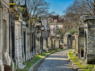 Path In The Pere Lachaise Cemetery