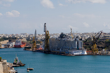 Architecture. Old city. Malta. Overall plan