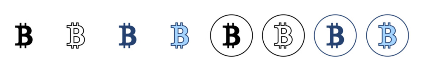 Bitcoin icon vector. bitcoin sign and symbol. payment symbol. cryptocurrency logo