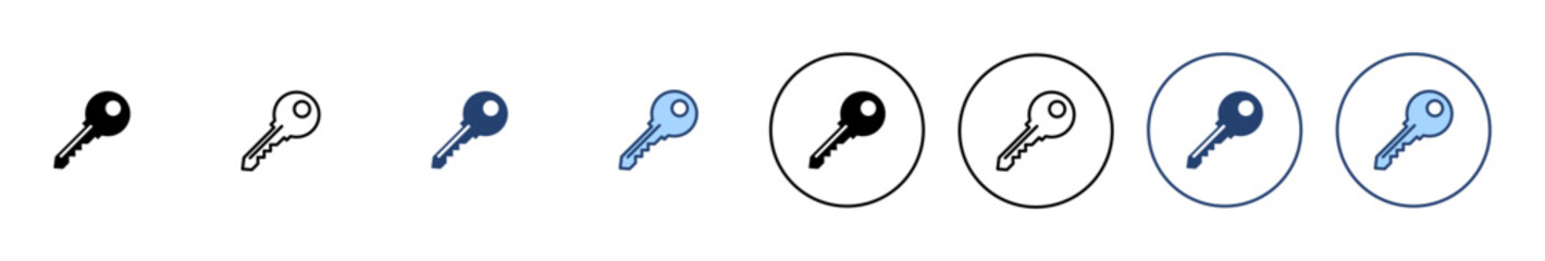 Key icon vector. Key sign and symbol.