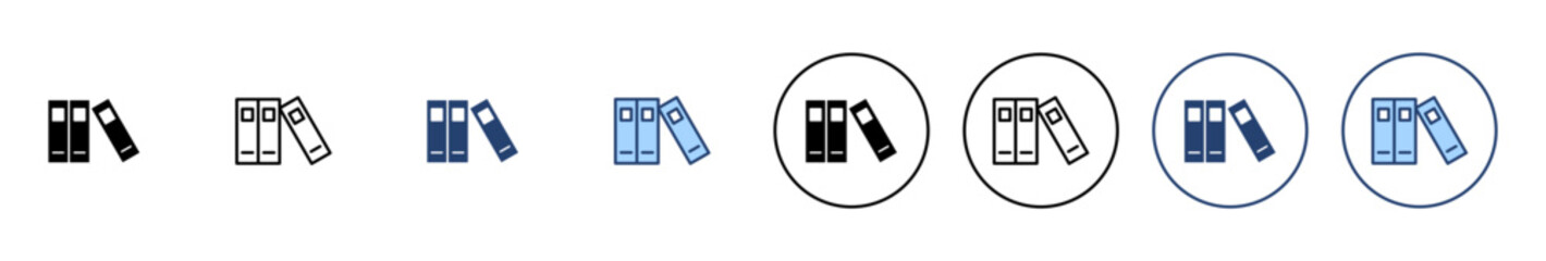 Library icon vector. education sign and symbol