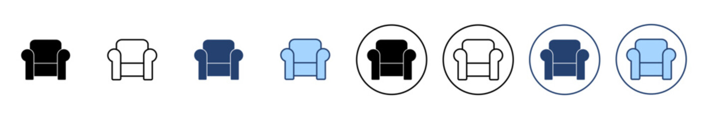 Sofa icon vector. sofa sign and symbol. furniture icon