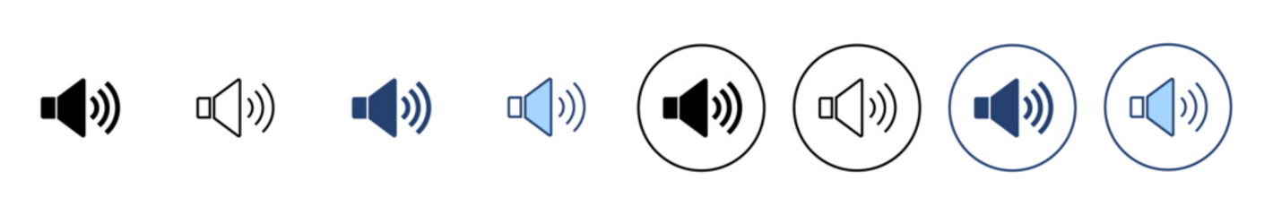 Speaker icon vector. volume sign and symbol. loudspeaker icon. sound symbol
