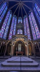 stained window