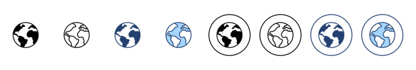 World map vector. Worldmap sign and symbol. Globe icon
