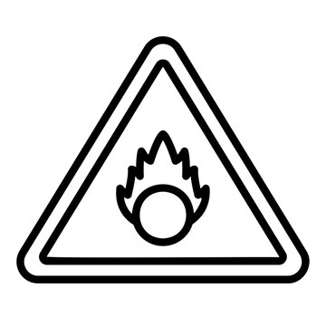 oxidizing agent outline icon