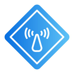 radiation gradient icon