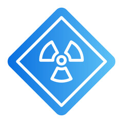 biohazard gradient icon