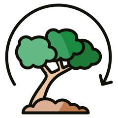 Forest Restoration Icon